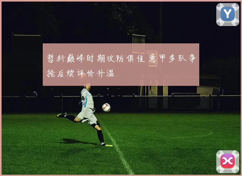 哲科巅峰时期攻防俱佳 意甲多队争抢后续评价升温